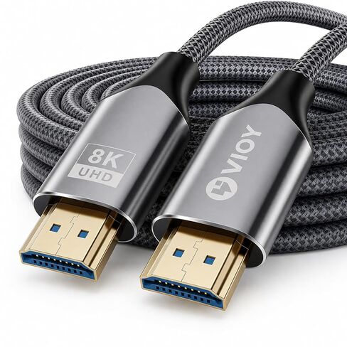 VIOY HDMI 2.1 Cable 20 FT, 8K 60Hz 4K 120Hz Ultra High Speed Cord in Saudi Arabia