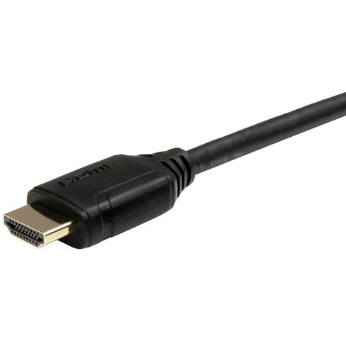 StarTech.com 3ft (1m) Premium Certified HDMI 2.0 Cable with Ethernet - High Speed Ultra HD 4K 60Hz HDMI Cable HDR10 - HDMI Cord (Male/Male Connectors) - for UHD Monitors, Displays (HDMM1MP), Black in Saudi Arabia