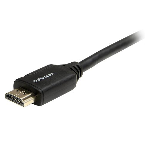 StarTech.com 3ft (1m) Premium Certified HDMI 2.0 Cable with Ethernet - High Speed Ultra HD 4K 60Hz HDMI Cable HDR10 - HDMI Cord (Male/Male Connectors) - for UHD Monitors, Displays (HDMM1MP), Black in Saudi Arabia