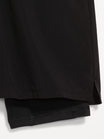 Old Navy 2-In-1 Performance Run Shorts -- 5-inch inseam - Black Jack in Kuwait