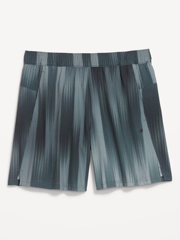 Old Navy StretchTech Workout Shorts -- 7-inch inseam - Black Stripes in Kuwait