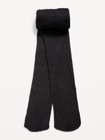 Old Navy Solid Tights for Girls - Black Jack in Kuwait