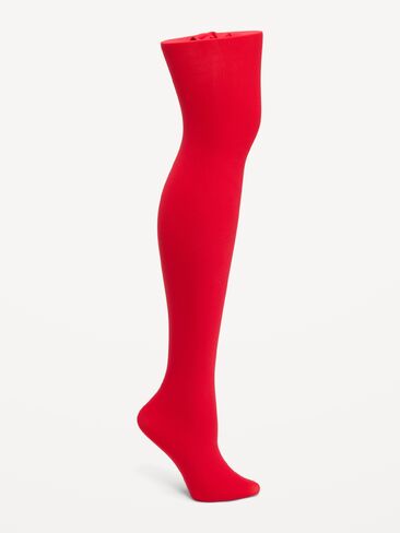 Old Navy Opaque Tights for Women - Red in Kuwait