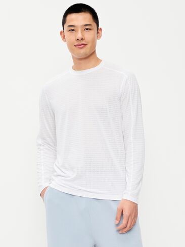 Old Navy ProTrain Relaxed Mesh T-Shirt - White Lilies in Kuwait