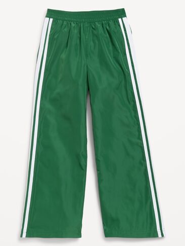 Old Navy High-Waisted Track Pants for Girls - Field of Greens in Kuwait
