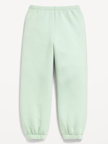 Old Navy High-Waisted Bounce Fleece Jogger Sweatpants for Girls - Soft Aloe in Kuwait