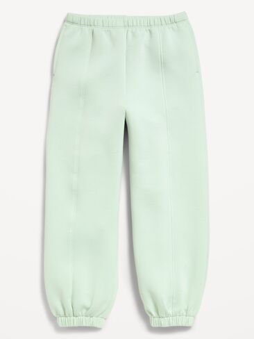 Old Navy High-Waisted Bounce Fleece Jogger Sweatpants for Girls - Soft Aloe in Kuwait