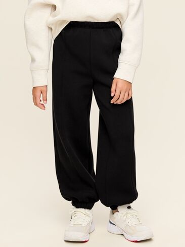 Old Navy High-Waisted Bounce Fleece Jogger Sweatpants for Girls - Black Jack in Kuwait