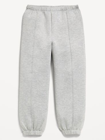 Old Navy High-Waisted Bounce Fleece Jogger Sweatpants for Girls - Light Heather Gray in Kuwait