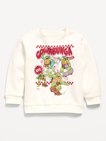 Old Navy Teenage Mutant Ninja Turtles™ Oversized Unisex Sweatshirt for Toddler - Sea Salt in Kuwait