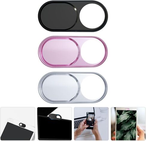 3pcs Laptop Camera Cover Aluminium Alloy Privacy Protector for Lens in Kuwait