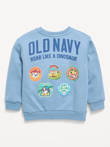 Old Navy Paw Patrol™ Oversized Unisex Sweatshirt for Toddler - Naturalist Blue in Kuwait