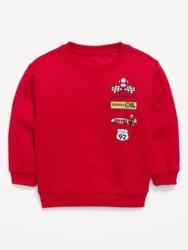 Old Navy Mario Kart™ Oversized Unisex Sweatshirt for Toddler - Robbie Red in Saudi Arabia
