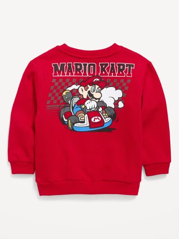 Old Navy Mario Kart™ Oversized Unisex Sweatshirt for Toddler - Robbie Red in Saudi Arabia