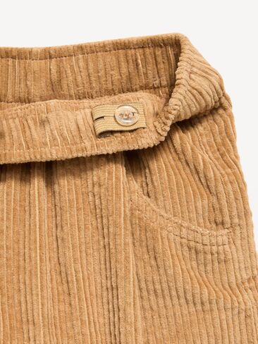 Old Navy Pull-On Textured Corduroy Wide-Leg Pants for Toddler Girls - Maple Glazed in Saudi Arabia