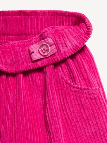 Old Navy Pull-On Textured Corduroy Wide-Leg Pants for Toddler Girls - Bright Lacquer in Saudi Arabia