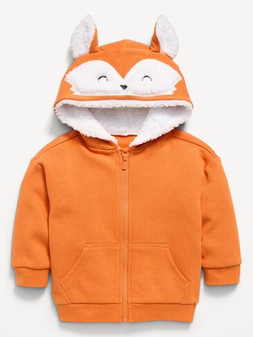 Old Navy Oversized Critter Full-Zip Hoodie for Toddler Boys - Fox in Saudi Arabia