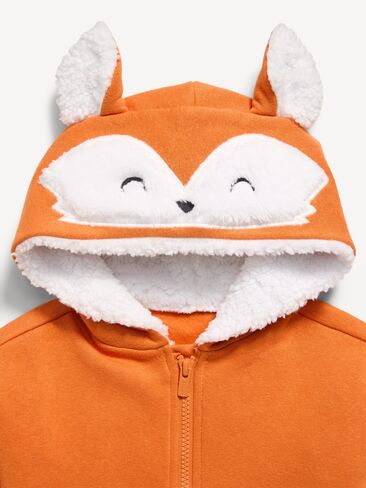 Old Navy Oversized Critter Full-Zip Hoodie for Toddler Boys - Fox in Saudi Arabia