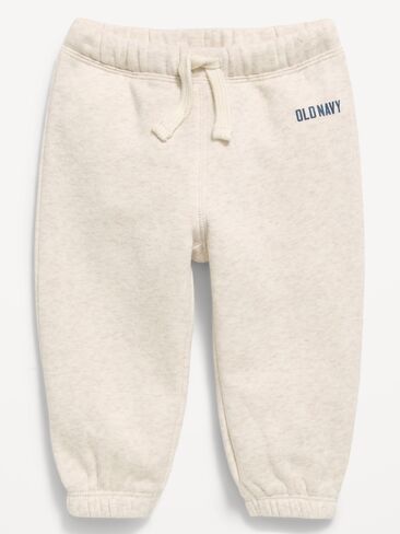 Old Navy Logo-Graphic Sweatpants for Baby - Oatmeal Heather in Kuwait