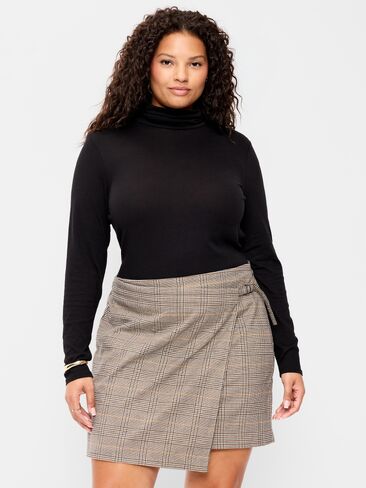 Old Navy Slim-Fit Ribbed Turtleneck - Black Jack in Kuwait