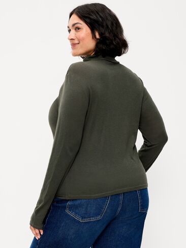 Old Navy Slim-Fit Ribbed Turtleneck - Forest Tapestry in Kuwait