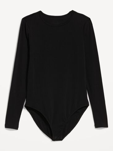 Old Navy Long-Sleeve Crew-Neck Bodysuit - Black Jack in Kuwait