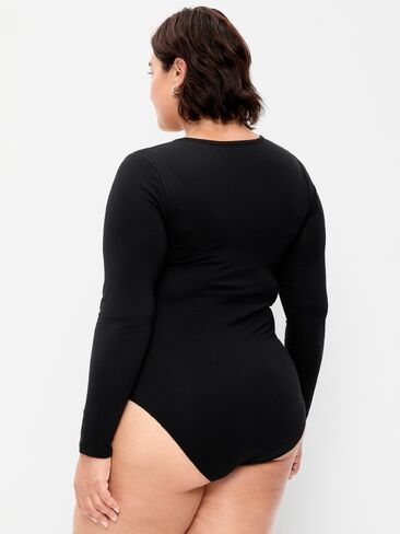 Old Navy Long-Sleeve Crew-Neck Bodysuit - Black Jack in Kuwait