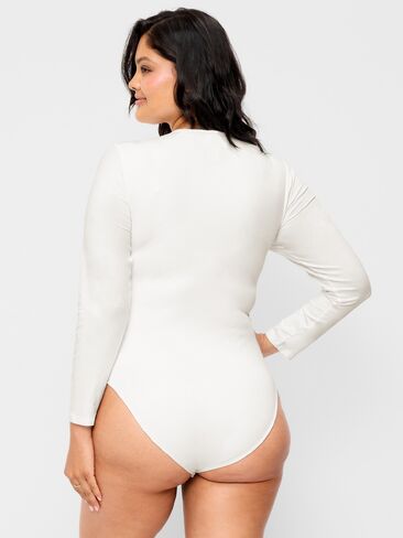 Old Navy Long-Sleeve Crew-Neck Bodysuit - Calla Lilies in Kuwait