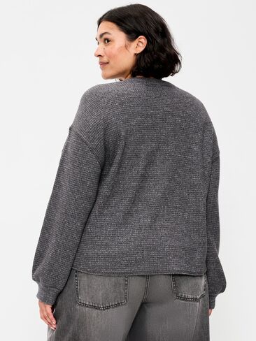 Old Navy Long-Sleeve Crew-Neck Henley T-Shirt - Dark Gray in Kuwait