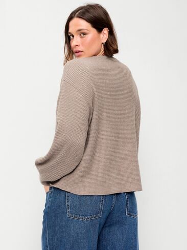 Old Navy Long-Sleeve Crew-Neck Henley T-Shirt - Mushroom in Kuwait