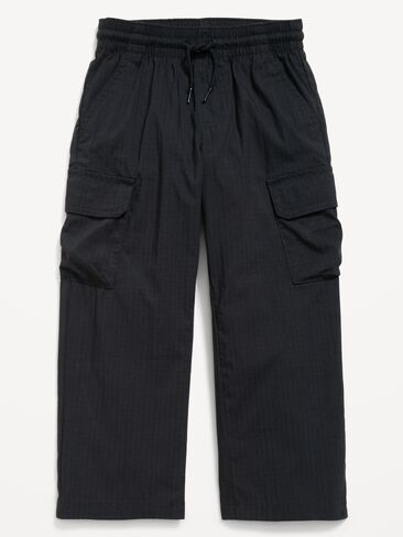 Old Navy Baggy Cargo Ripstop Pants for Toddler Boys - Black Jack in Kuwait