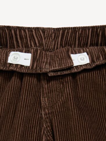 Old Navy Tapered Pull-On Corduroy Pants for Toddler Boys - Espresso in Kuwait
