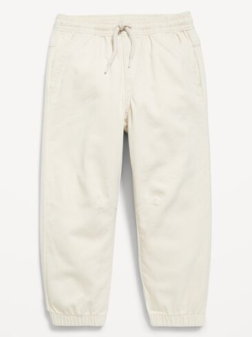 Old Navy Barrel-Leg Twill Pants for Toddler Boys - Wish Bone in Kuwait