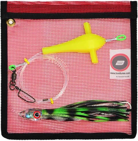 Bost 62 Rigged Yellow Bird Daisy Chain for Mahi, Tuna Trolling in Saudi Arabia