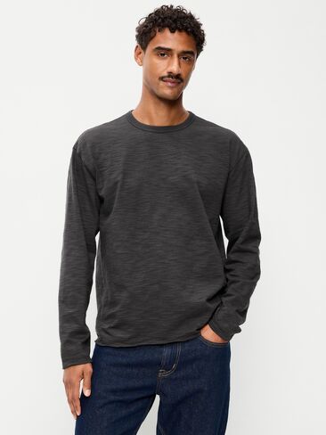 Old Navy Long-Sleeve Slub Knit T-Shirt - Panther in Kuwait