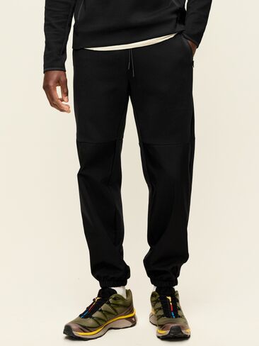 Old Navy Dynamic Fleece Mixed Media Joggers - Black Jack in Kuwait