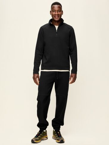Old Navy Dynamic Fleece Mixed Media Joggers - Black Jack in Kuwait