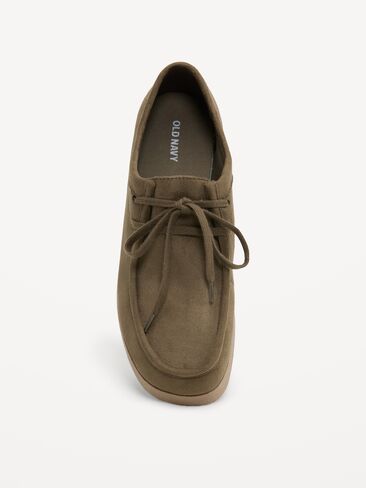 Old Navy Faux-Suede Lace-Up Derby Boots for Women - Hearthwood in Kuwait