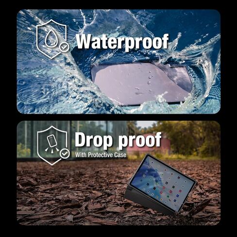 AGM PAD P1 Rugged Android Tablet with Case, 10.36-inch 120Hz FHD 2K Display, Waterproof & Drop-Proof & Dustproof, MTK G99, Android 13.0, Dual Box Stereo Speakers, 7000mAh, 4GB+128GB[TF 2TB], GPS, WiFi in Kuwait