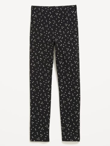 Old Navy Leggings for Girls - Black Ditsy Floral in Kuwait
