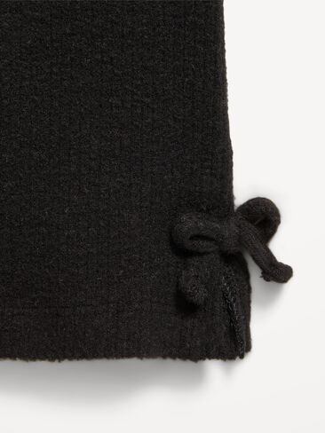 Old Navy Cozy Ribbed Wide-Leg Pants for Toddler Girls - Black Jack in Kuwait