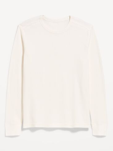 Old Navy Crew-Neck Waffle T-Shirt - Sea Salt in Kuwait