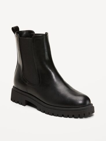 Old Navy Chelsea Boots for Women - Black Jack in Kuwait
