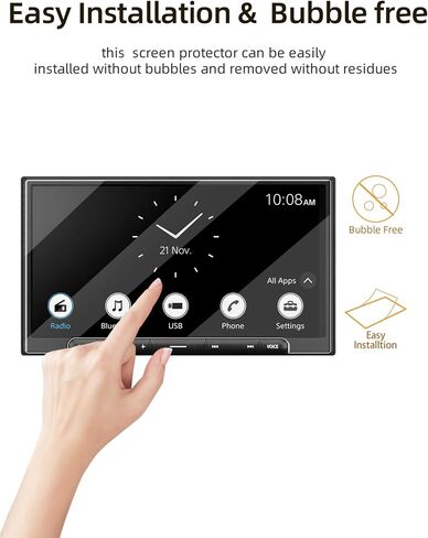Screen Protector for Sony XAV-AX6000/XAV-AX4000, 1-Pack Anti-Glare Matte Film, Easy Installation, Bubble-Free, Touch Sensitive in Kuwait
