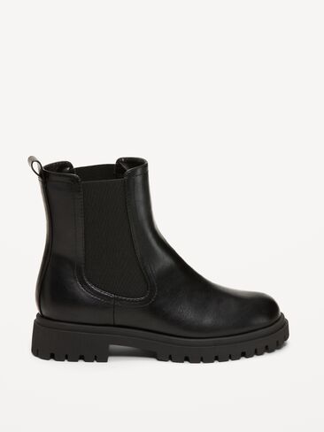 Old Navy Chelsea Boots for Women - Black Jack in Kuwait