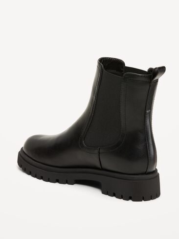 Old Navy Chelsea Boots for Women - Black Jack in Kuwait
