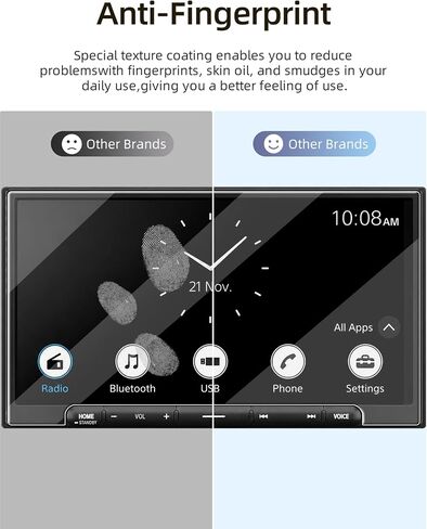 Screen Protector for Sony XAV-AX6000/XAV-AX4000, 1-Pack Anti-Glare Matte Film, Easy Installation, Bubble-Free, Touch Sensitive in Kuwait