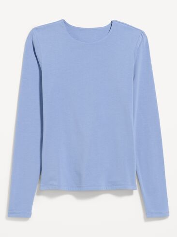Old Navy Hug Double-Layer Crew-Neck Long-Sleeve Top - Shady Lane in Kuwait