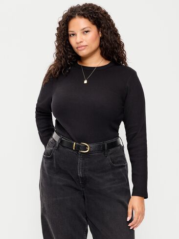 Old Navy Snug Long-Sleeve T-Shirt - Black Jack in Kuwait