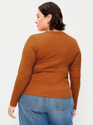Old Navy Snug Long-Sleeve Ribbed T-Shirt - Spice of Life in Saudi Arabia